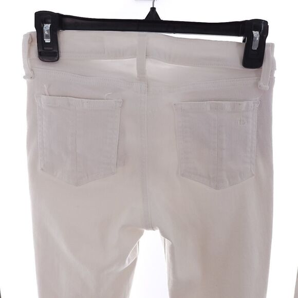 rag & bone Women's Mid Rise White Capri Jeans Sz 27 Stretch W1526O545WWH - Picture 10 of 16